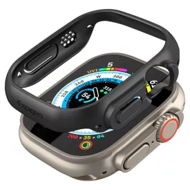 Apple Watch Ultra (49mm) Tok - Spigen Thin Fit - Fekete