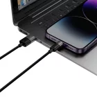 Baseus StarSpeed 3in1 USB-A - USB-C + micro + Lightning Kábel - 1.2m 3.5A - Fekete