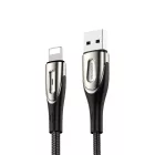 Joyroom Sharp USB-A - Lightning Kábel - 3m 2.4A - Fekete