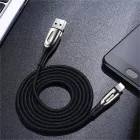 Joyroom Sharp USB-A - Lightning Kábel - 3m 2.4A - Fekete