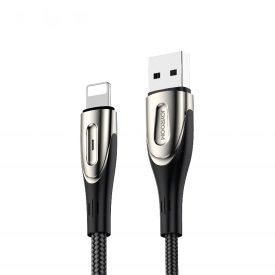 Joyroom Sharp USB-A - Lightning Kábel - 2m 3A - Fekete Joyroom Sharp USB-A - Lightning Kábel - 2m 3A - Fekete