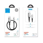 Joyroom Sharp USB-A - Lightning Kábel - 1.2m 3A - Fekete