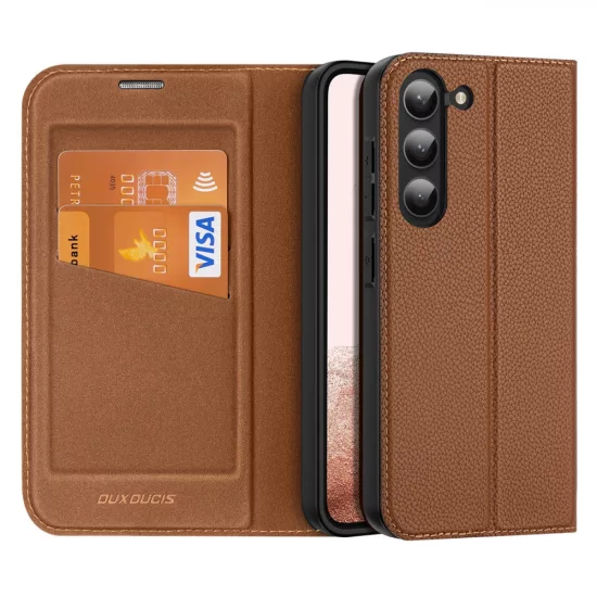 Samsung Galaxy S23+ Plus Tok - Dux Ducis Skin X2 - Barna