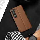Samsung Galaxy S23+ Plus Tok - Dux Ducis Skin X2 - Barna