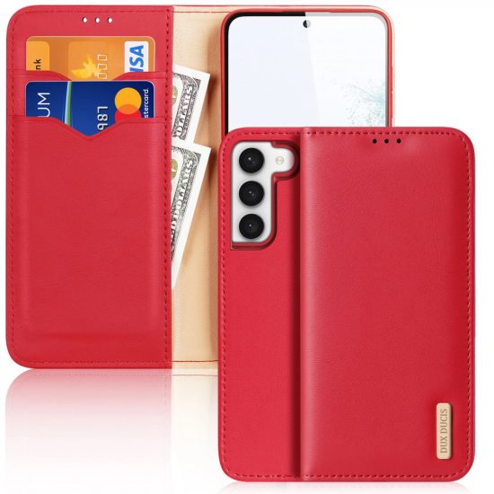Samsung Galaxy S23+ Plus Tok - Dux Ducis Hivo - Piros