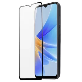   Oppo A17 Kijelzővédő Üvegfólia - Dux Ducis 9D Tempered Glass - Fekete