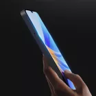 Oppo A17 Kijelzővédő Üvegfólia - Dux Ducis 9D Tempered Glass - Fekete