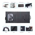 Choetech SC010 Összecsukható Napelemes Töltő 160W - 2xA + C + DC - Fekete