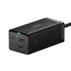 Baseus GaN5 Pro Töltő HUB - 2x USB-C + USB-A + HDMI + 1m USB4 C-C Kábel - Fekete