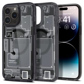   iPhone 14 Pro Max Tok - Spigen Ultra Hybrid MagFit - Zero One Szürke