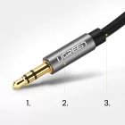 Ugreen AV119 Audio Kábel Mini Jack 3.5mm - 5m - Fekete