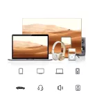 UGREEN AV112 Audio Kábel Derékszögű - 3.5mm jack - 2m - Kék