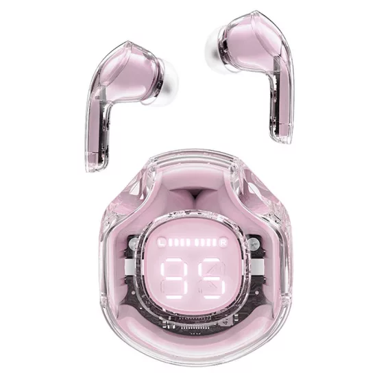 Acefast T8 Bluetooth TWS Fülhallgató - Pink