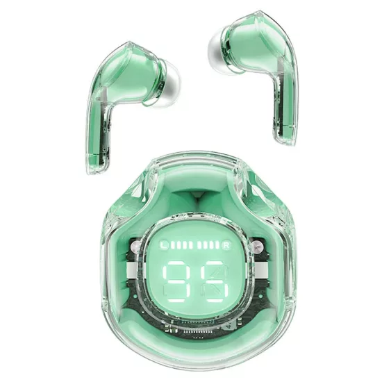 Acefast T8 Bluetooth TWS Fülhallgató - Zöld