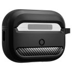 Airpods Pro 1 / 2 Tok - Spigen Rugged Armor - Fekete