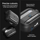 Airpods Pro 1 / 2 Tok - Spigen Rugged Armor - Fekete