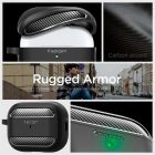 Airpods Pro 1 / 2 Tok - Spigen Rugged Armor - Fekete
