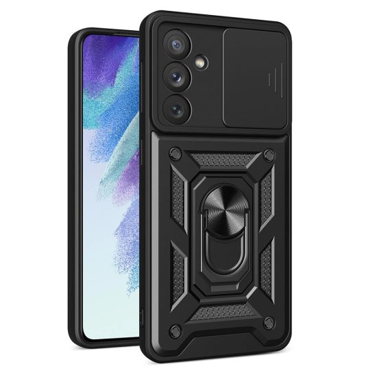 Samsung Galaxy A54 5G Tok - Hybrid Armor Camshield - Fekete