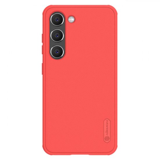 Samsung Galaxy S23+ Plus Tok - Nillkin Super Frosted Shield Pro - Piros