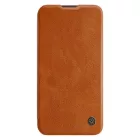 Samsung Galaxy S23+ Plus Tok - Nillkin Qin Pro Leather - Barna