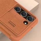 Samsung Galaxy S23+ Plus Tok - Nillkin Qin Pro Leather - Barna