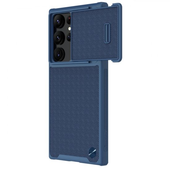 Samsung Galaxy S22 Ultra Tok - Nillkin Textured S - Kék