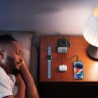 Ugreen CD268 Cube Hálózati Töltő 65W - 2x USB + 2x USB-C + 3x AC Aljzat - Fekete