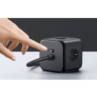 Ugreen CD268 Cube Hálózati Töltő 65W - 2x USB + 2x USB-C + 3x AC Aljzat - Fekete