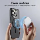 iPhone 14 Pro Tok - ESR Classic Hybrid Halolock - Áttetsző-Fekete