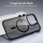 iPhone 14 Pro Tok - ESR Classic Hybrid Halolock - Áttetsző-Fekete