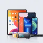 Joyroom USB-C - Lightning Display Kábel - 1.2m 20W - Fekete