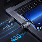 Joyroom USB-C - Lightning Display Kábel - 1.2m 20W - Fekete