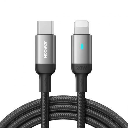 Joyroom USB-C - Lightning A10 Kábel - 2m 20W - Fekete