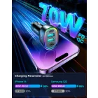 Joyroom JR-CL29 Autós Töltő 70W - 2x USB + 2x USB-C - Fekete