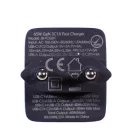 Joyroom TCG01 GaN Ultra Hálózati Töltő 65W - USB-A + 2x USB-C + 1.2m 100W USB-C Kábel