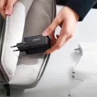 Joyroom TCG01 GaN Ultra Hálózati Töltő 65W - USB-A + 2x USB-C + 1.2m 100W USB-C Kábel