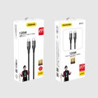 Dudao USB-C - USB-C Kábel - 1m 120W - Szürke