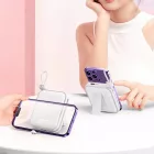 Joyroom Cutie Power Bank 10000mAh 22.5W - USB-C + Lightning Kábellel és Támasztékkal - Fehér