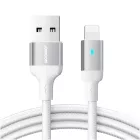 Joyroom A10 USB-A - Lightning Kábel - 2m 2.4A - Fehér