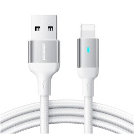 Joyroom A10 USB-A - Lightning Kábel - 2m 2.4A - Fehér Joyroom A10 USB-A - Lightning Kábel - 2m 2.4A - Fehér