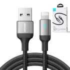 Joyroom A10 USB-A - Lightning Kábel - 3m 2.4A - Fekete