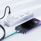 Joyroom A10 USB-A - Lightning Kábel - 2m 2.4A - Fekete