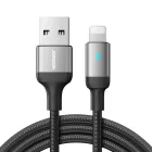 Joyroom A10 USB-A - Lightning Kábel - 1.2m 2.4A - Fekete