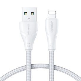 Joyroom USB-A - Lightning Surpass Kábel - 1.2m 2.4A - Fehér   Joyroom USB-A - Lightning Surpass Kábel - 1.2m 2.4A - Fehér