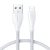 Joyroom USB-A - Lightning Surpass Kábel - 1.2m 2.4A - Fehér