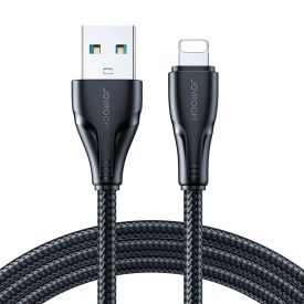 Joyroom USB-A - Lightning Kábel - 3m 2.4A - Fekete Joyroom USB-A - Lightning Kábel - 3m 2.4A - Fekete