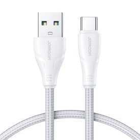 Joyroom USB-A - USB-C Surpass Kábel - 1.2m 3A - Fehér Joyroom USB-A - USB-C Surpass Kábel - 1.2m 3A - Fehér
