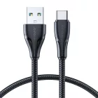 Joyroom USB-A - USB-C Surpass Kábel - 1.2m 3A - Fekete