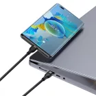 Baseus Flash 2 2in1 USB-C - 2x USB-C Kábel - 1.5m 100W - Fekete