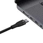 Baseus Flash 2 2in1 USB-C - 2x USB-C Kábel - 1.5m 100W - Fekete